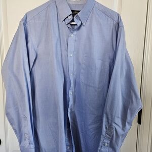 Men's Blue Button-Down Shirt